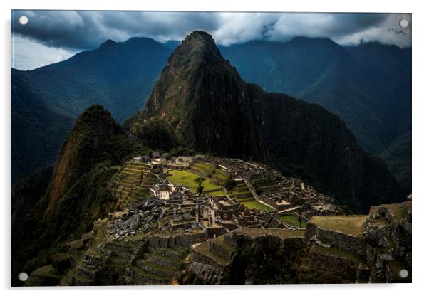 Machu Picchu Acrylic by Kieran Brimson