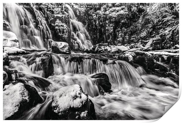 Bleabeck Force In Flow Print by Reg K Atkinson