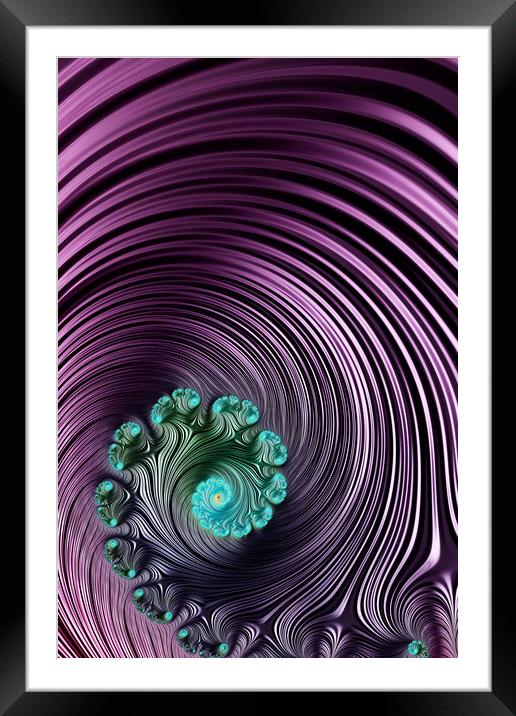 Purple Breaker Framed Mounted Print by Steve Purnell