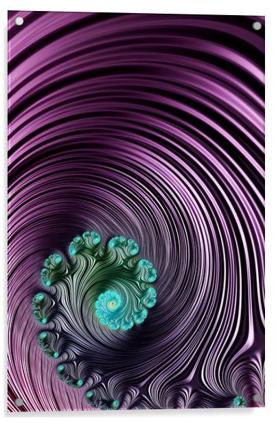 Purple Breaker Acrylic by Steve Purnell