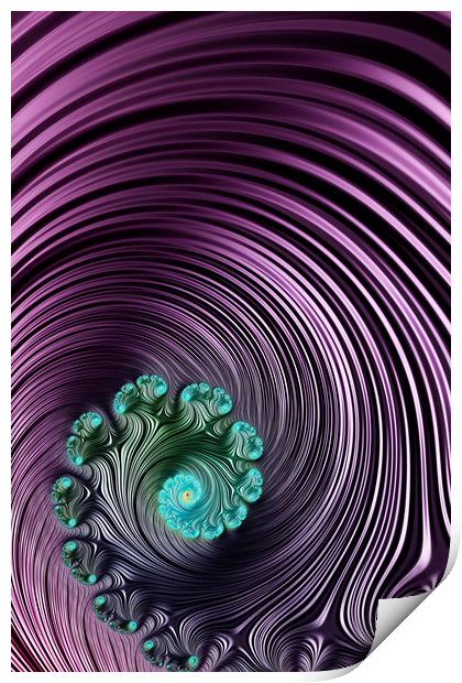 Purple Breaker Print by Steve Purnell