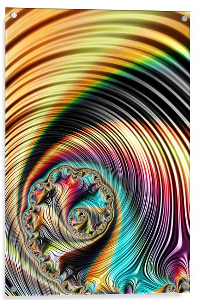 Rainbow Breaker Acrylic by Steve Purnell