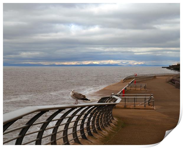 Blackpool Print by Victor Burnside