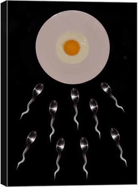 The old egg ad spoon race Canvas Print by JC studios LRPS ARPS