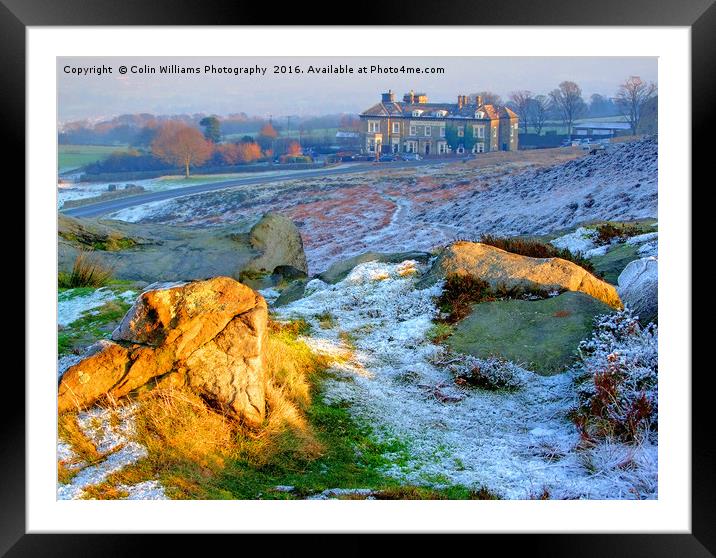 The Cow And Calf Pub Ilkley Framed Mounted Print by Colin Williams Photography