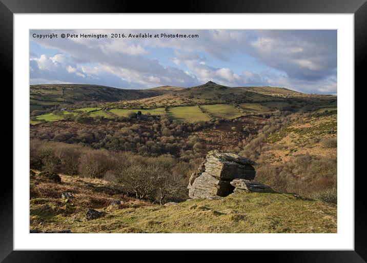From Bench Tor to Sharp Tor Framed Mounted Print by Pete Hemington