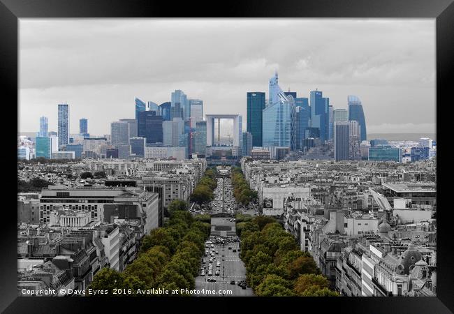 La Défense Framed Print by Dave Eyres