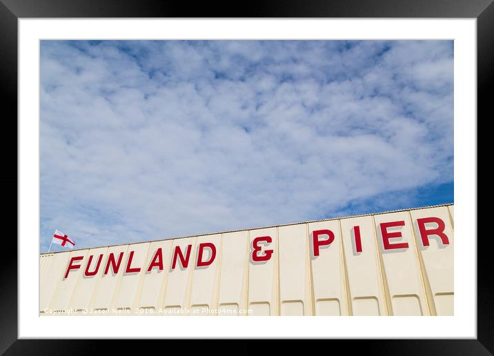 Funland & pier Framed Mounted Print by Jason Wells