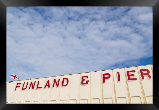 Funland & pier Framed Print by Jason Wells