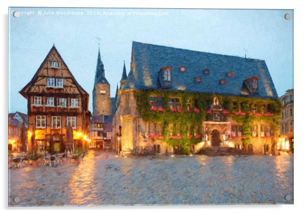 Quedlinburg Acrylic by Julie Woodhouse
