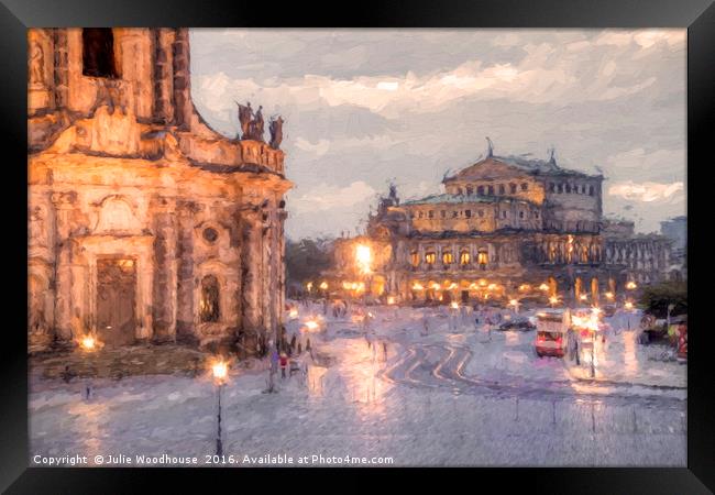 Dresden Framed Print by Julie Woodhouse