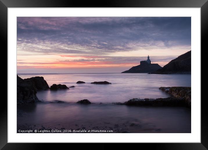 Good morning Mumbles Framed Mounted Print by Leighton Collins