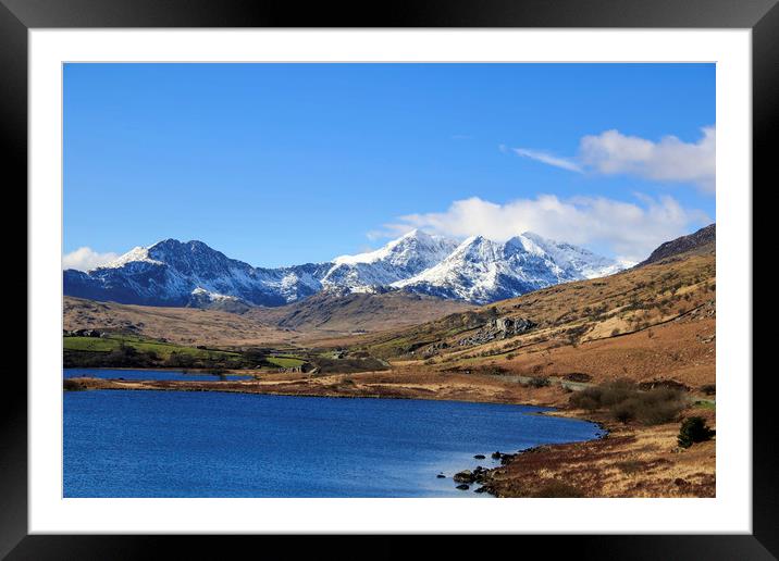 Snowdonia national park,          Framed Mounted Print by chris smith