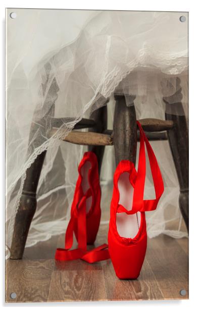 Ballet Shoes Acrylic by Svetlana Sewell