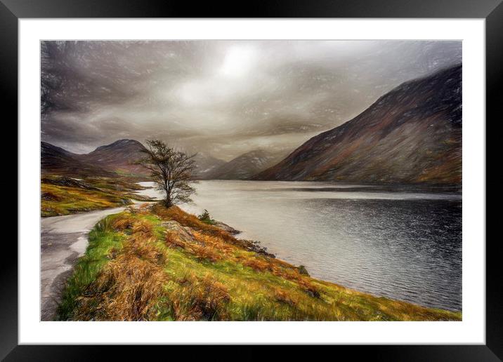 Wast Water Framed Mounted Print by Alan Simpson