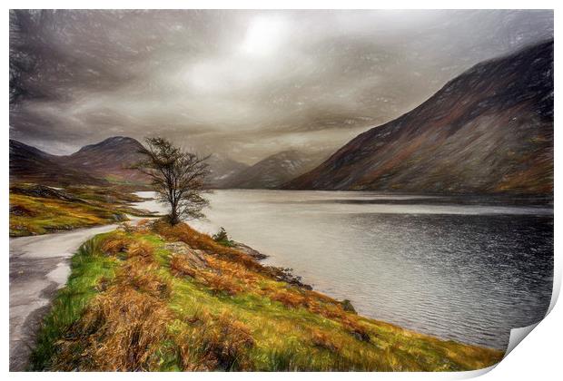 Wast Water Print by Alan Simpson