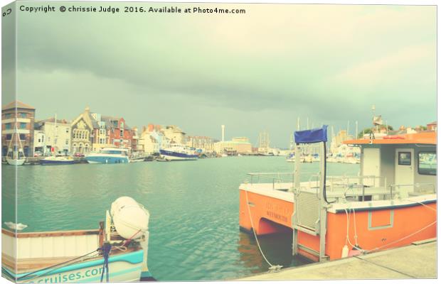 weymouth Old Harbour  Canvas Print by Heaven's Gift xxx68
