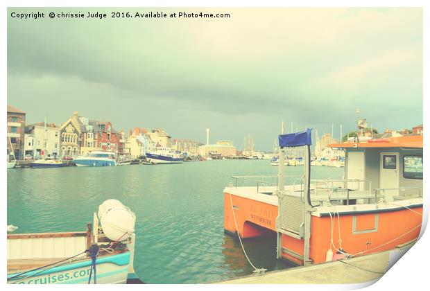 weymouth Old Harbour  Print by Heaven's Gift xxx68