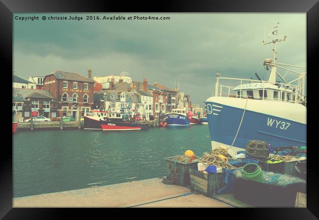 weymouth harbour dorset uk  Framed Print by Heaven's Gift xxx68
