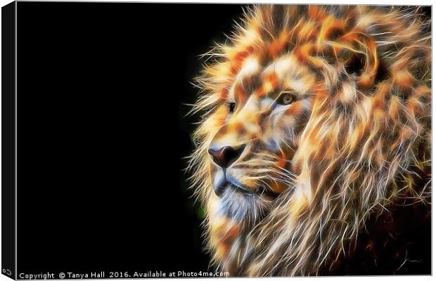 The Lion Canvas Print by Tanya Hall