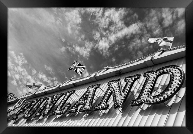 Funland (monochrome) Framed Print by Jason Wells