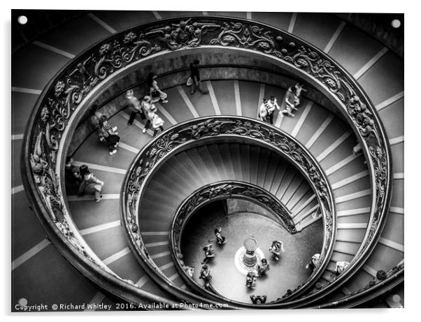 Vatican Spiral Acrylic by Richard Whitley