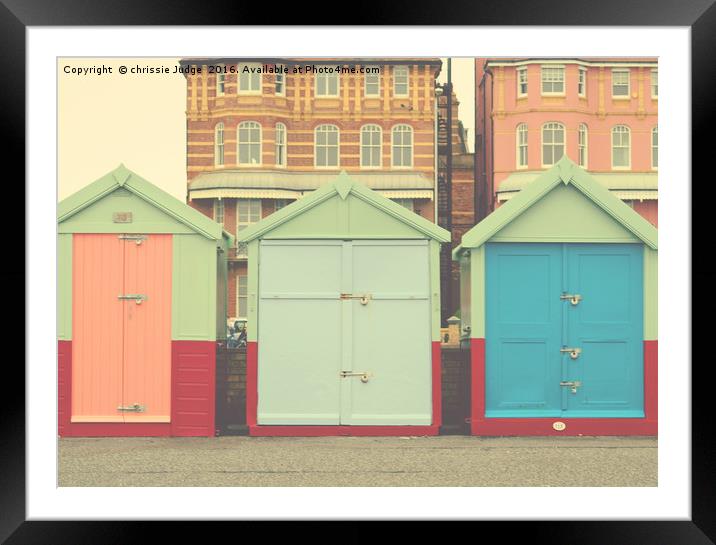 Brighton Beach huts  Framed Mounted Print by Heaven's Gift xxx68