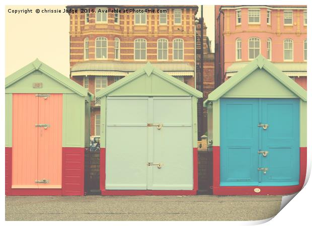 Brighton Beach huts  Print by Heaven's Gift xxx68