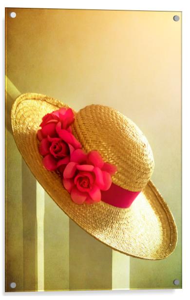 Summer Hat Acrylic by Svetlana Sewell