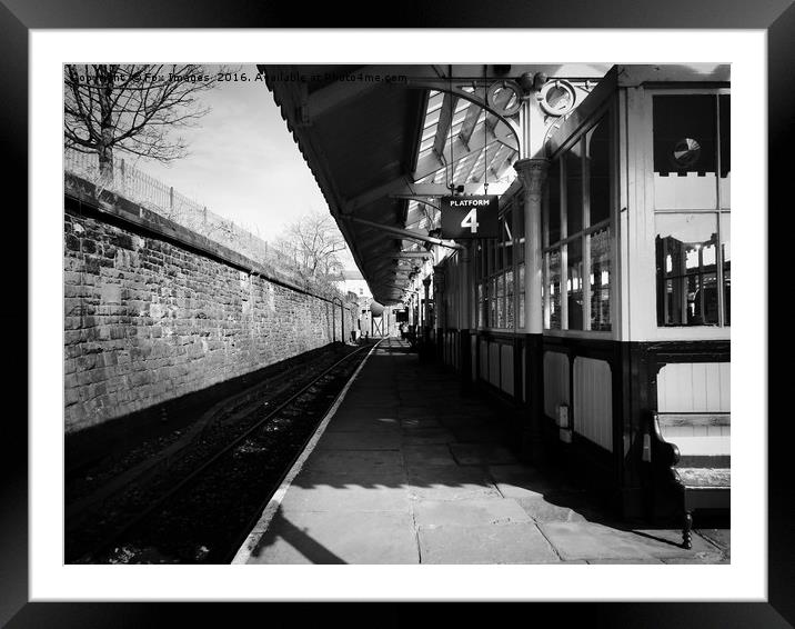 Old train station Framed Mounted Print by Derrick Fox Lomax