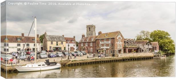 The Old Granary, Wareham, Dorset, UK Canvas Print by Pauline Tims