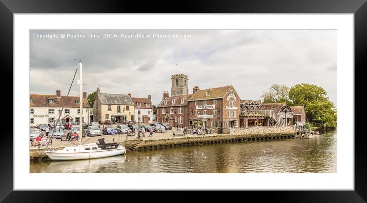 The Old Granary, Wareham, Dorset, UK Framed Mounted Print by Pauline Tims