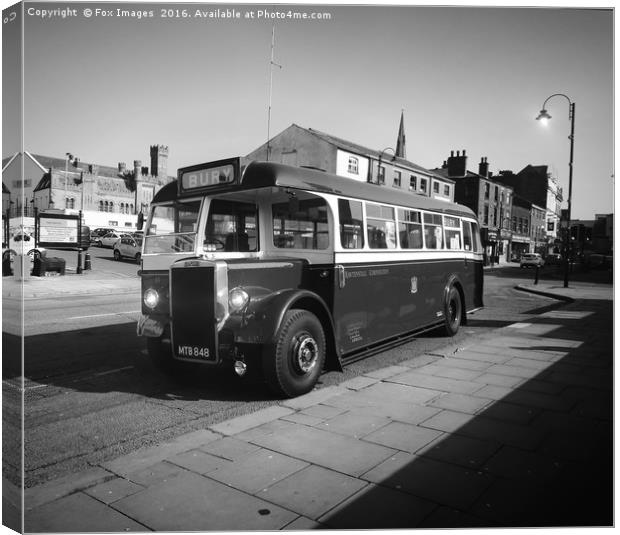 Leyland old bus Canvas Print by Derrick Fox Lomax