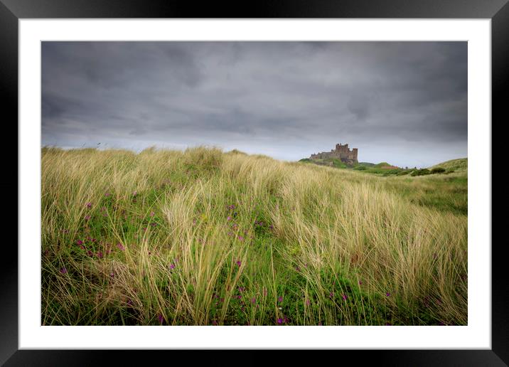 Bamburgh Castle   Framed Mounted Print by chris smith