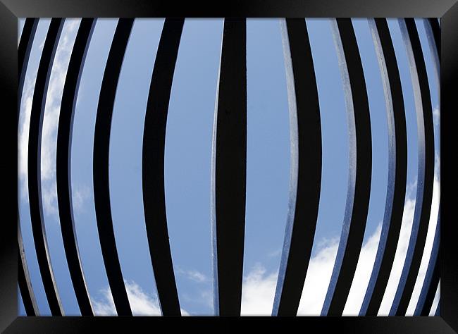 Barred Sky Framed Print by Mike Gorton