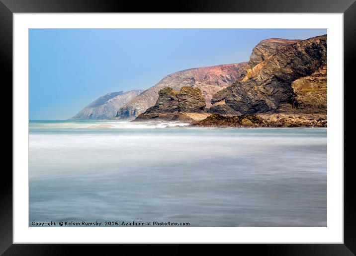 st. Agnes Framed Mounted Print by Kelvin Rumsby