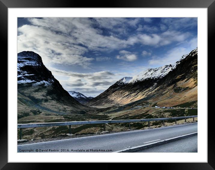 Glencoe HDR  , the Highlands , Scotland Framed Mounted Print by Photogold Prints