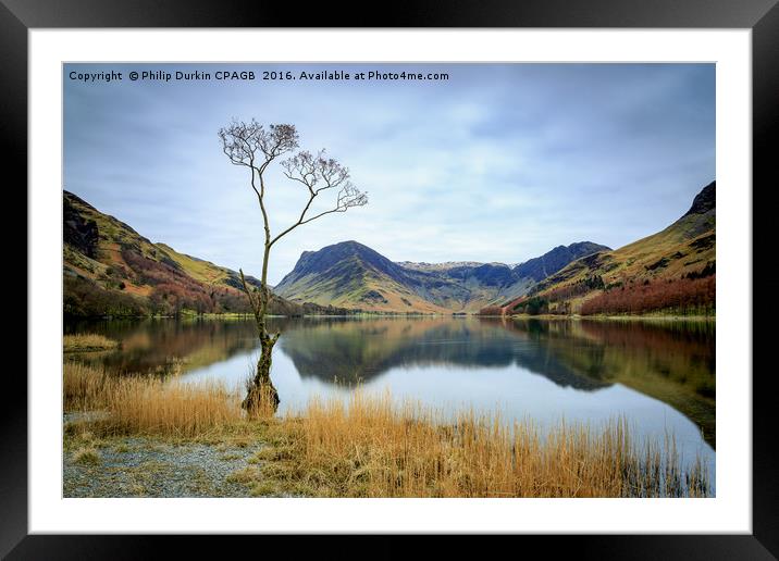 Lake Buttermere Framed Mounted Print by Phil Durkin DPAGB BPE4