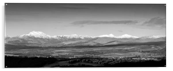 View from Dumyat Acrylic by Jade Scott