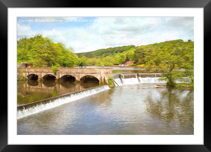 River Gardens II Framed Mounted Print by Julie Woodhouse