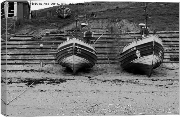 TAKING REST Canvas Print by andrew saxton