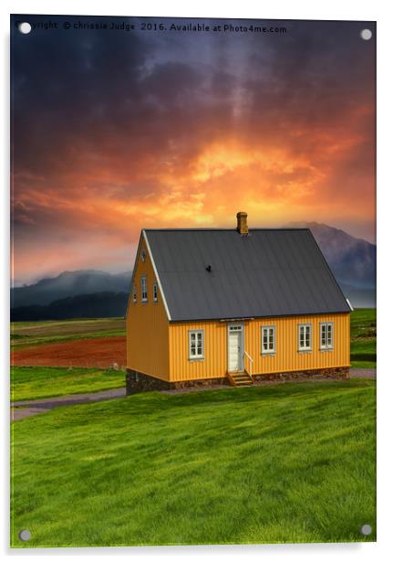 the little orange house  Acrylic by Heaven's Gift xxx68