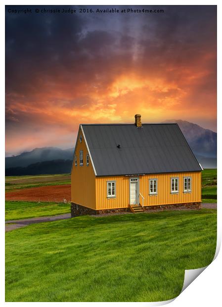 the little orange house  Print by Heaven's Gift xxx68