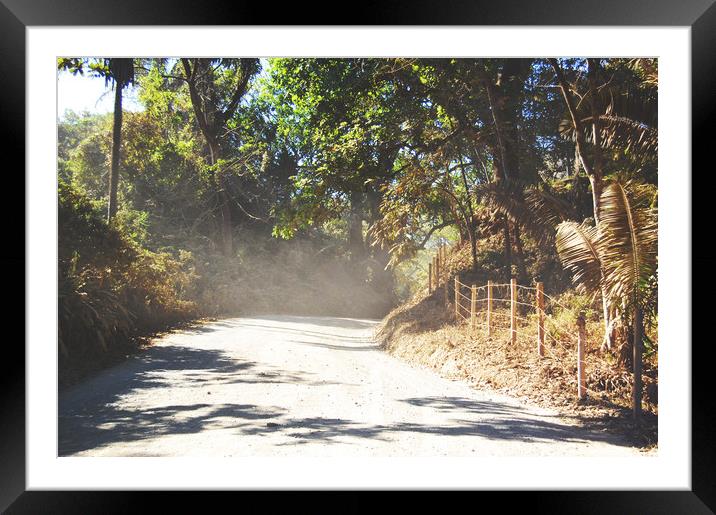 Further Along the Dusty Road Framed Mounted Print by james balzano, jr.