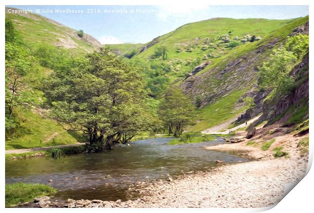 Dovedale Print by Julie Woodhouse