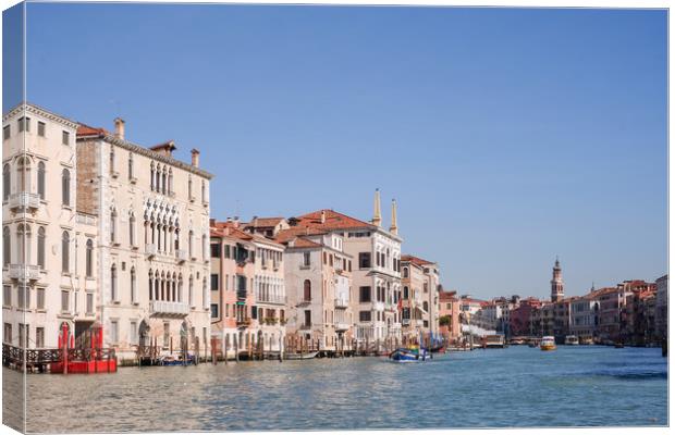The Grand Canal, Venice Canvas Print by LensLight Traveler