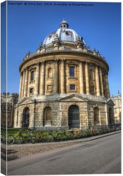 The Radcliffe Camera Oxford Canvas Print by Chris Day