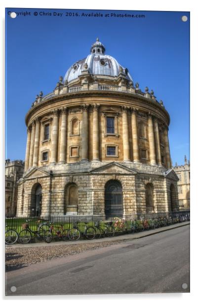 The Radcliffe Camera Oxford Acrylic by Chris Day