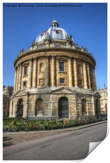 The Radcliffe Camera Oxford Print by Chris Day