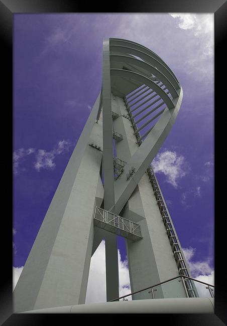 The Spinnaker Tower at Portsmouth Harbour Framed Print by Simon Marshall